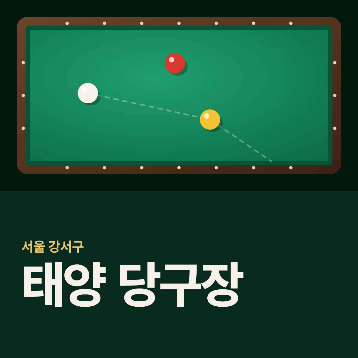 태양 당구장 카드
