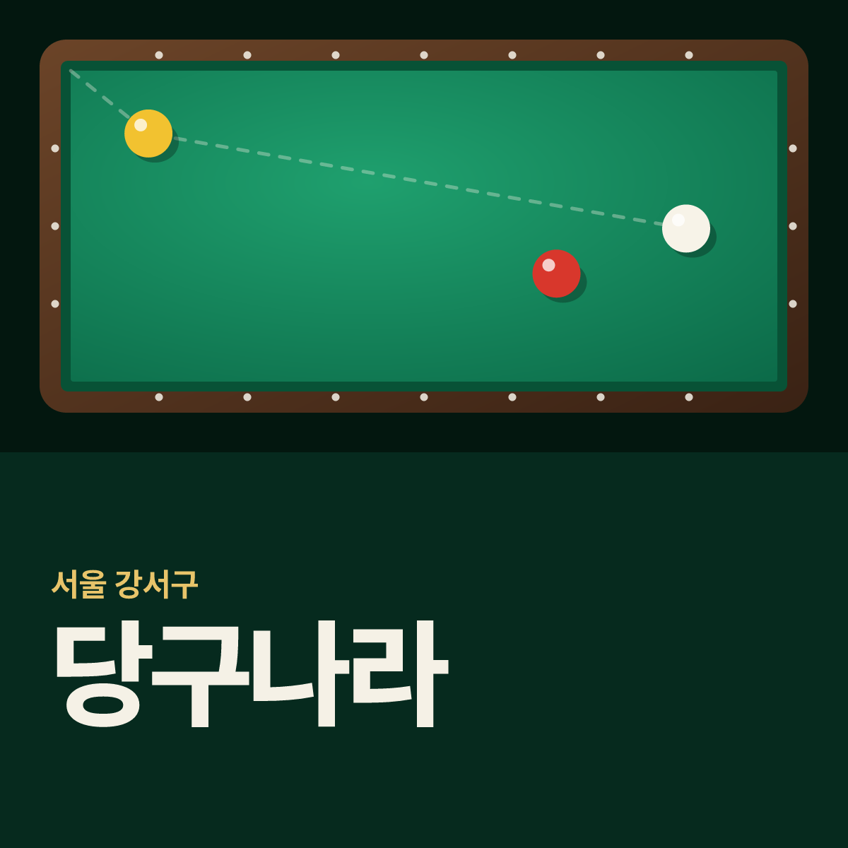 당구나라 당구장 카드