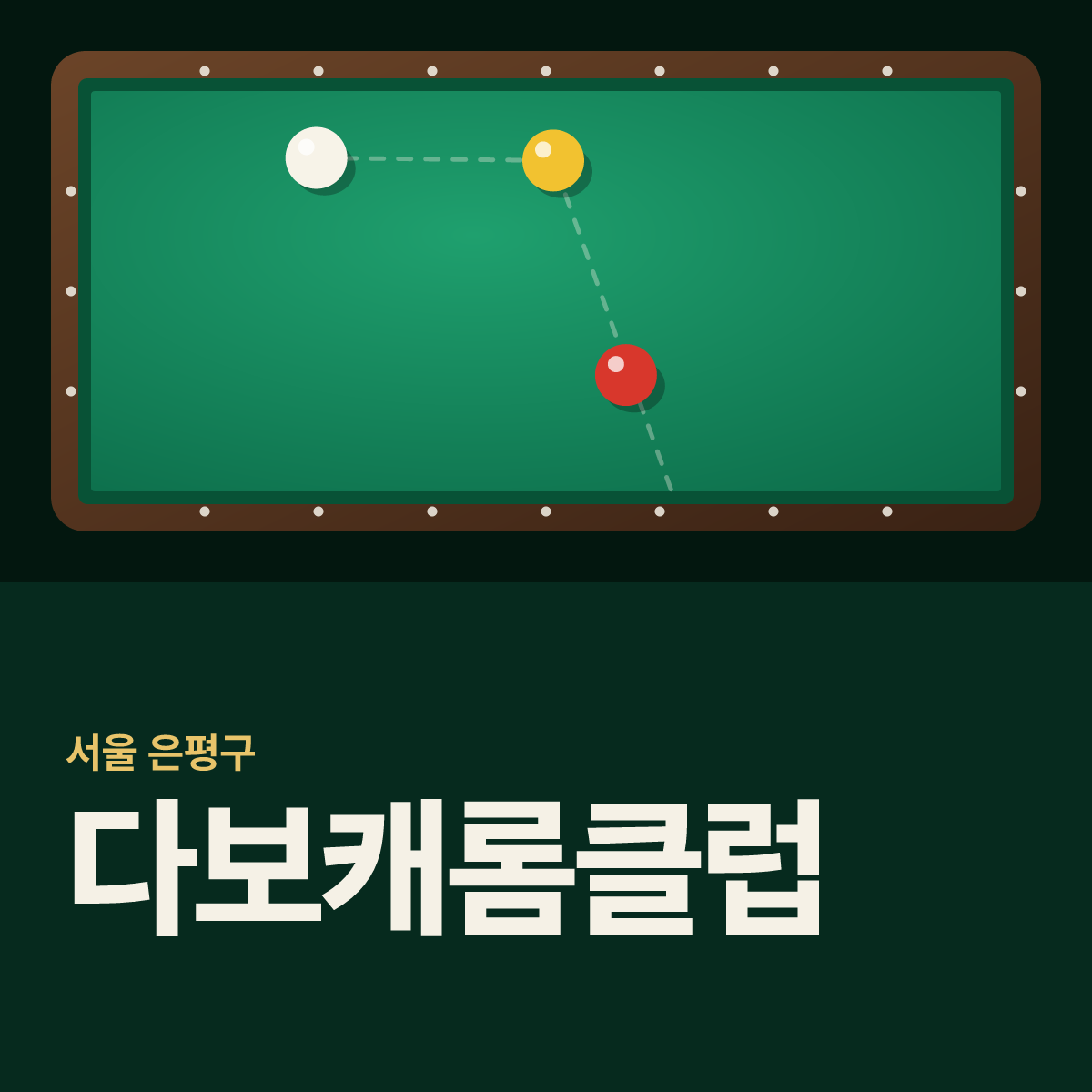 다보캐롬클럽 당구장 카드
