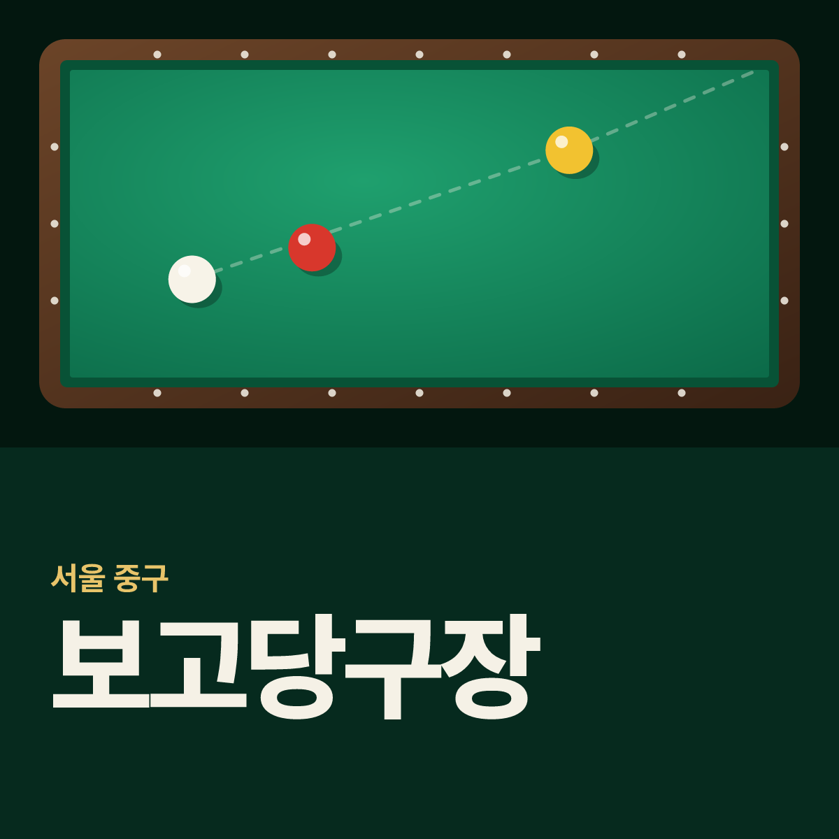 보고당구장 카드