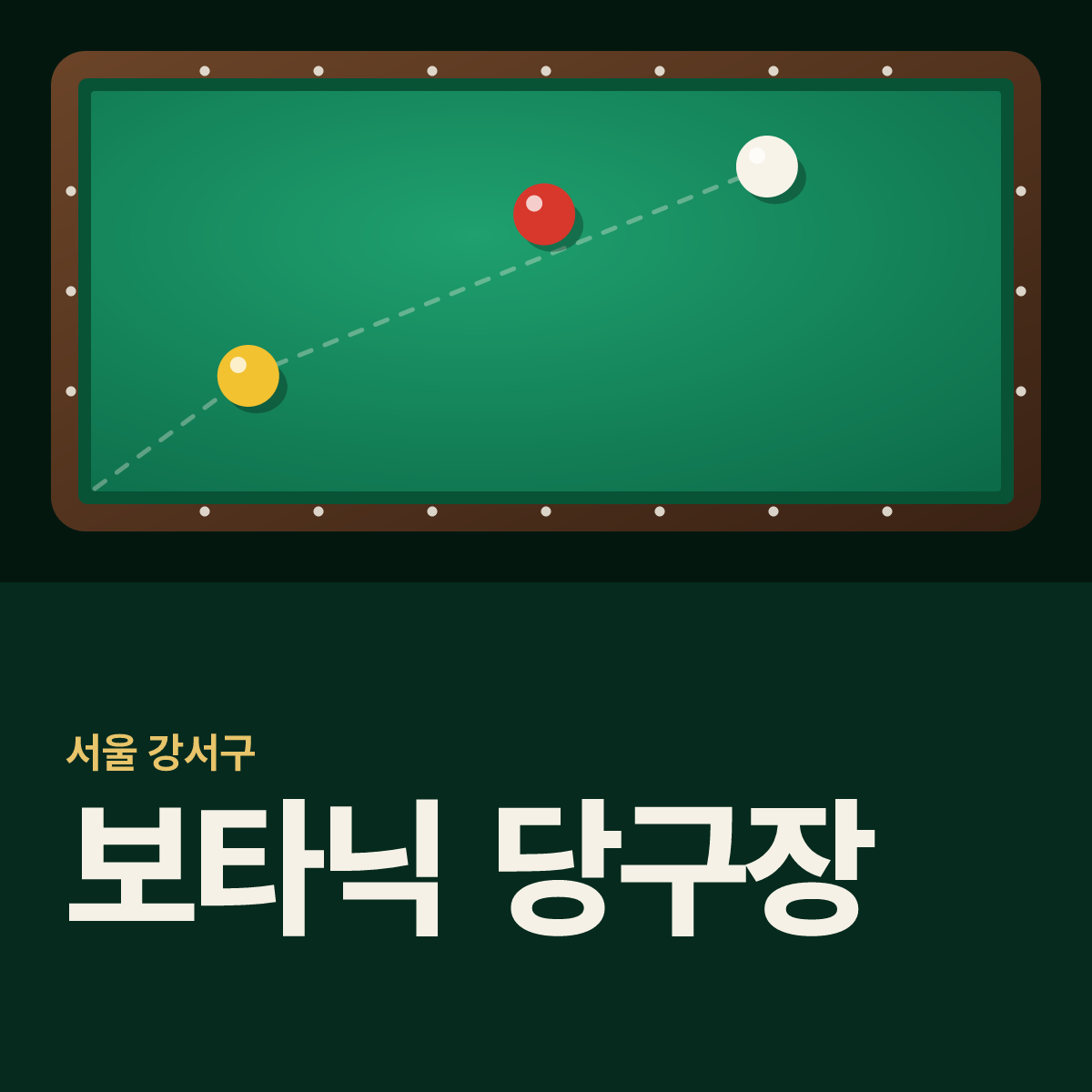 보타닉 당구장 카드