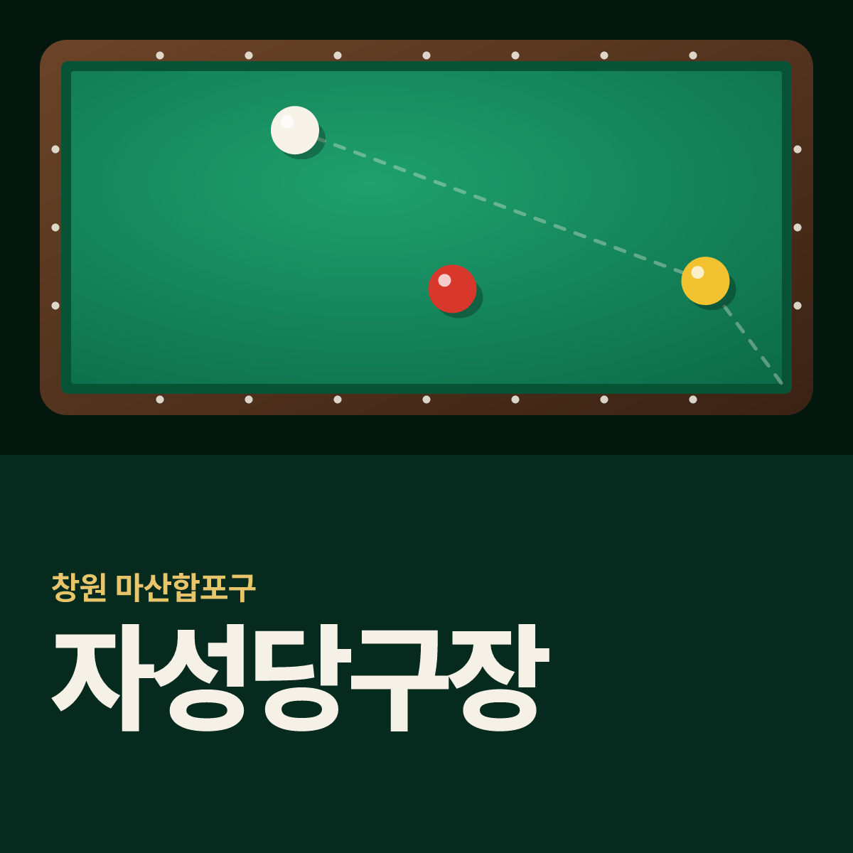 자성당구장 카드
