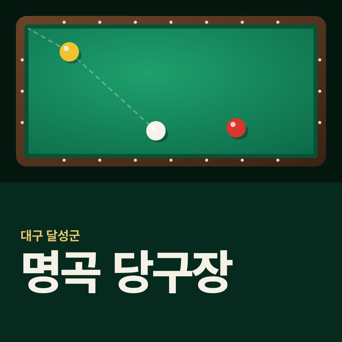 명곡 당구장 카드
