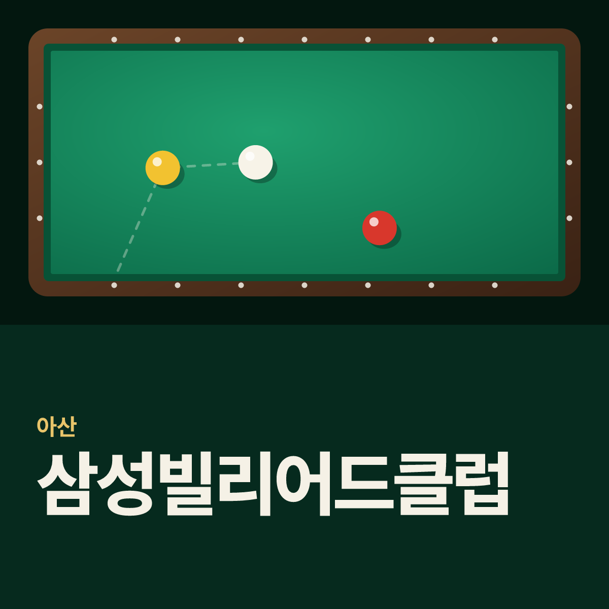 삼성빌리어드클럽 당구장 카드