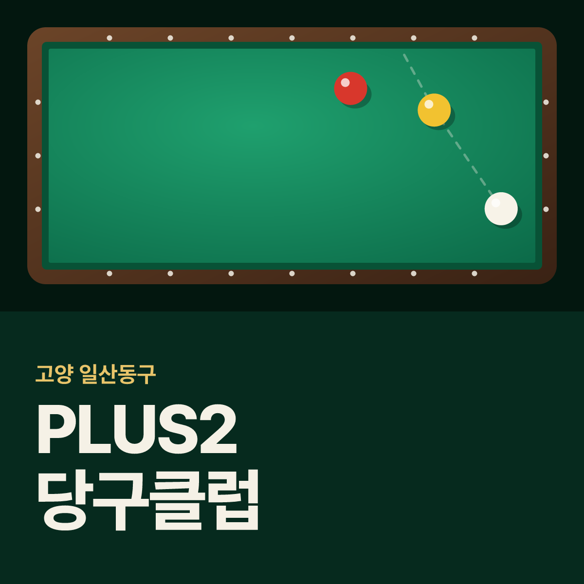 PLUS2 당구클럽 당구장 카드