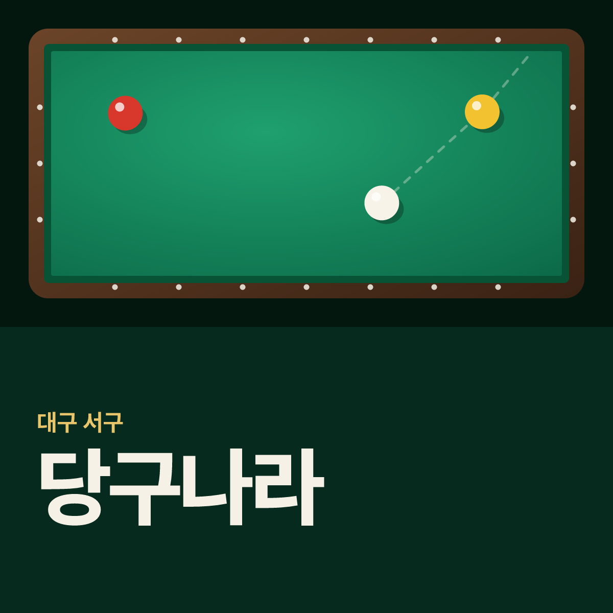 당구나라 당구장 카드