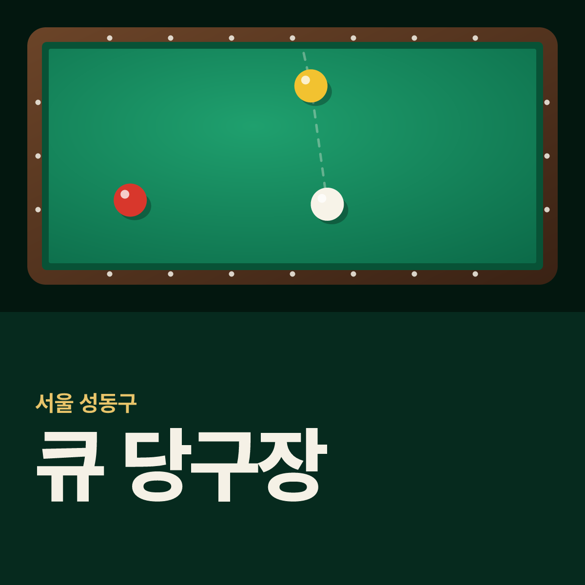 큐 당구장 카드