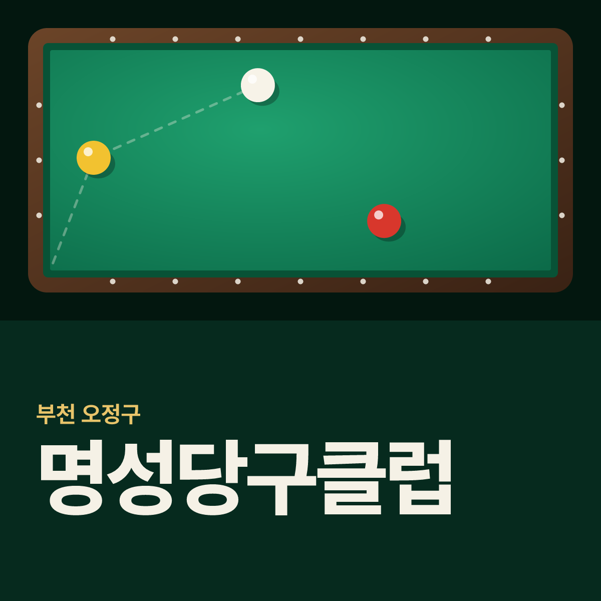 명성당구클럽 당구장 카드