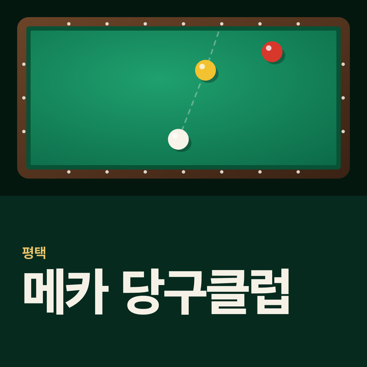 메카 당구클럽 당구장 카드