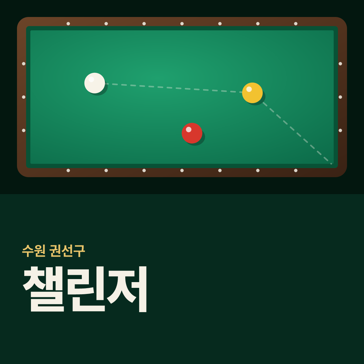 챌린저 당구장 카드