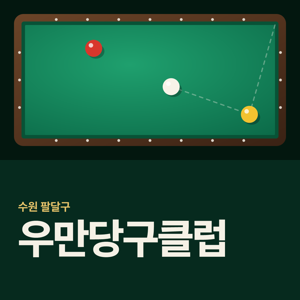 우만당구클럽 당구장 카드