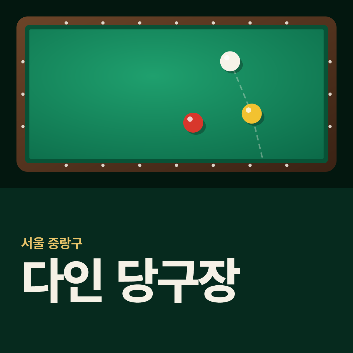 다인 당구장 카드