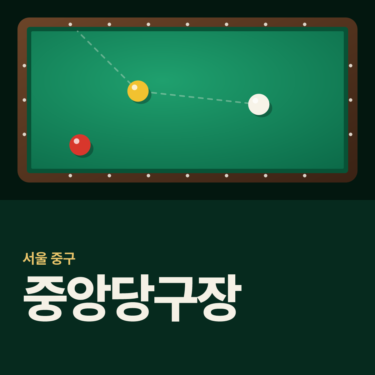 중앙당구장 카드