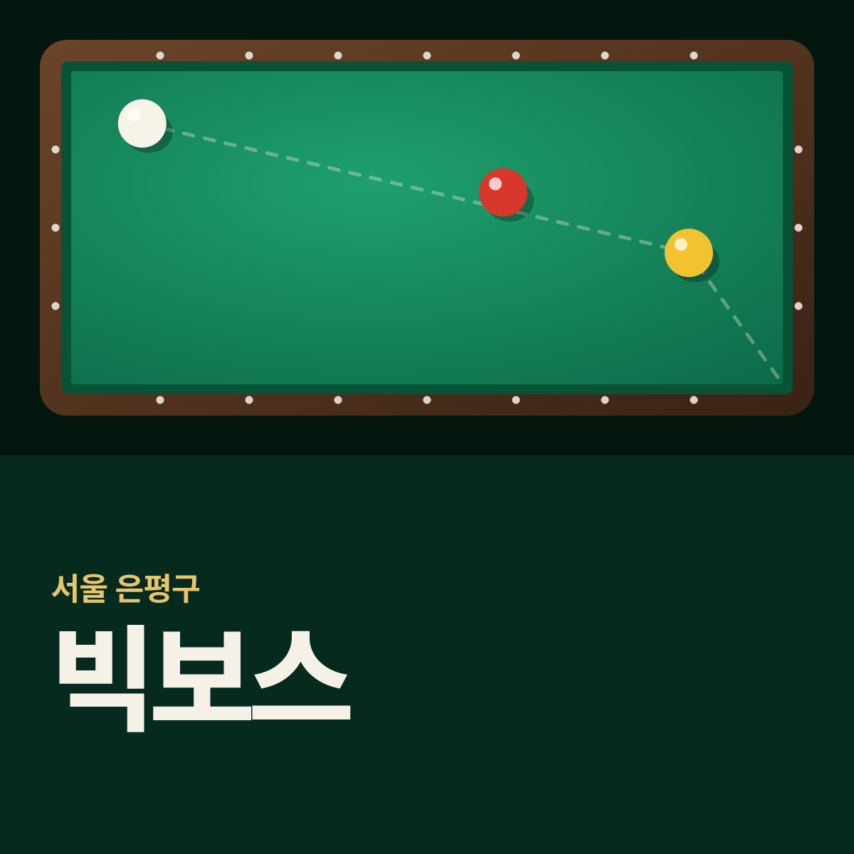 빅보스 당구장 카드