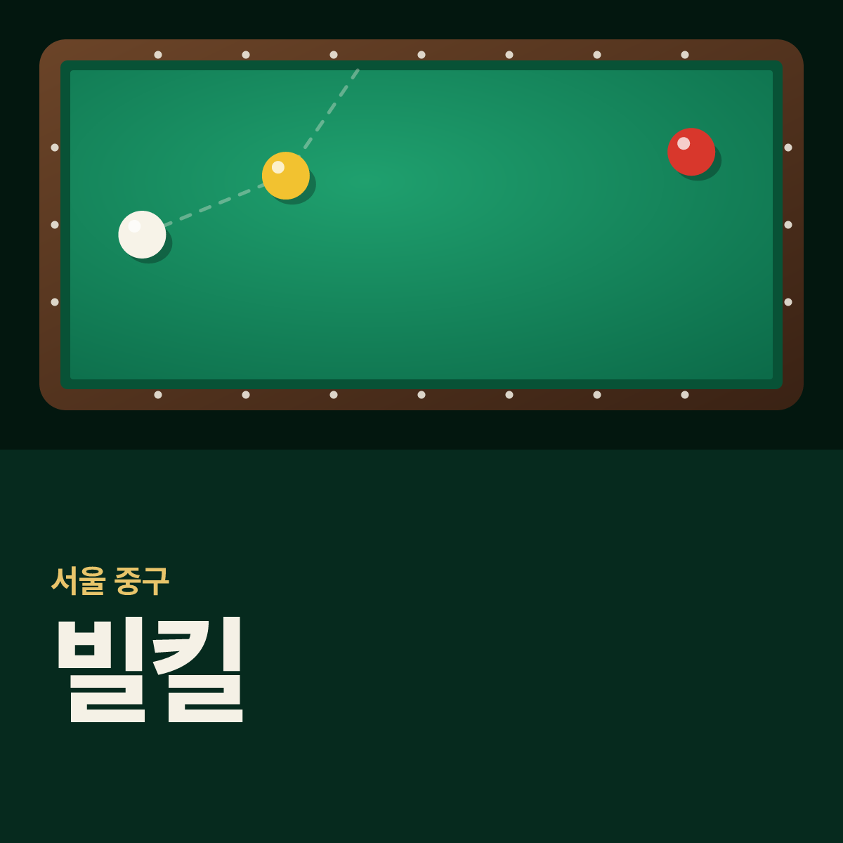 빌킬 당구장 카드