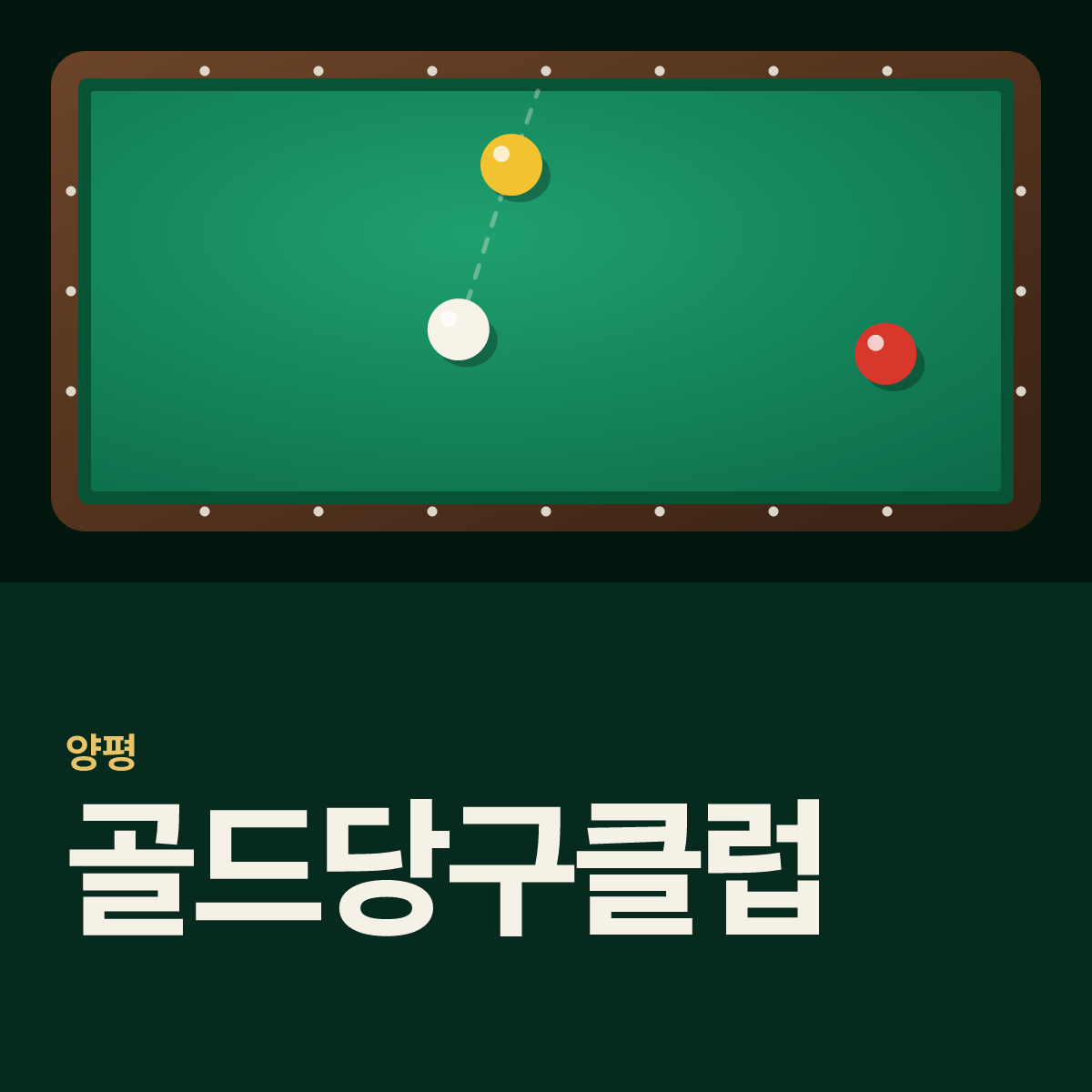 골드당구클럽 당구장 카드