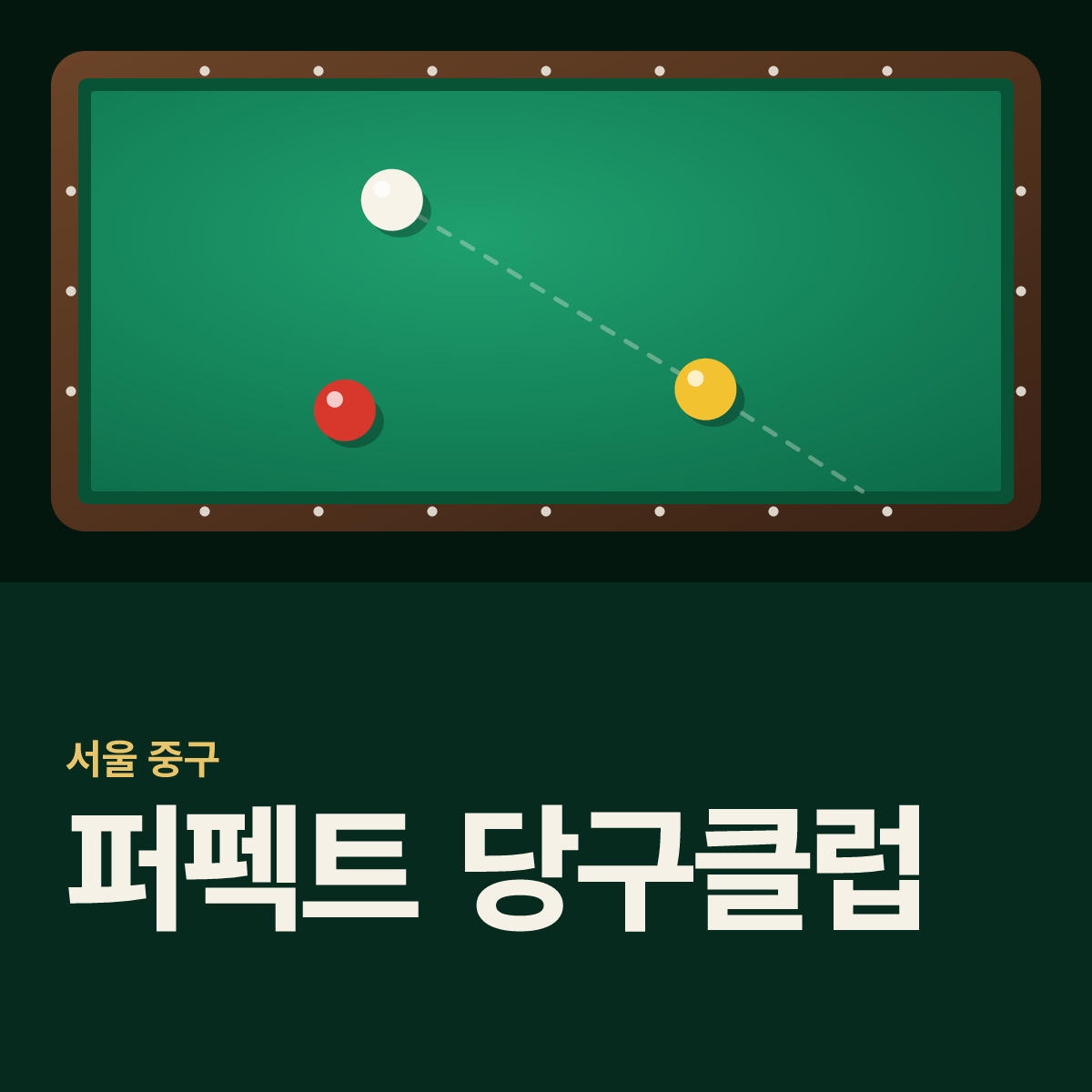 퍼펙트 당구클럽 당구장 카드