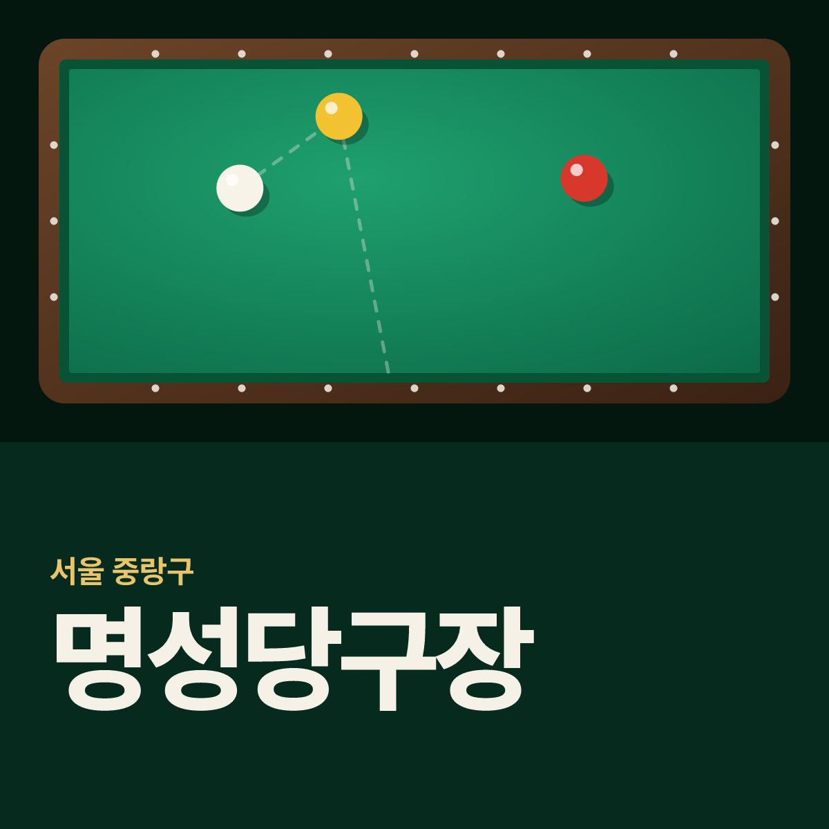 명성당구장 카드