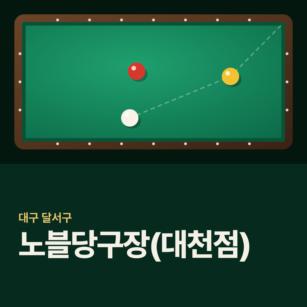 노블당구장(대천점) 카드
