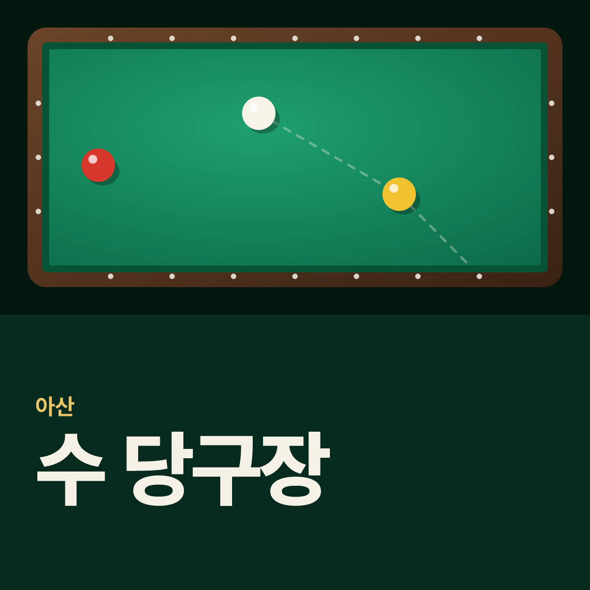 수 당구장 카드