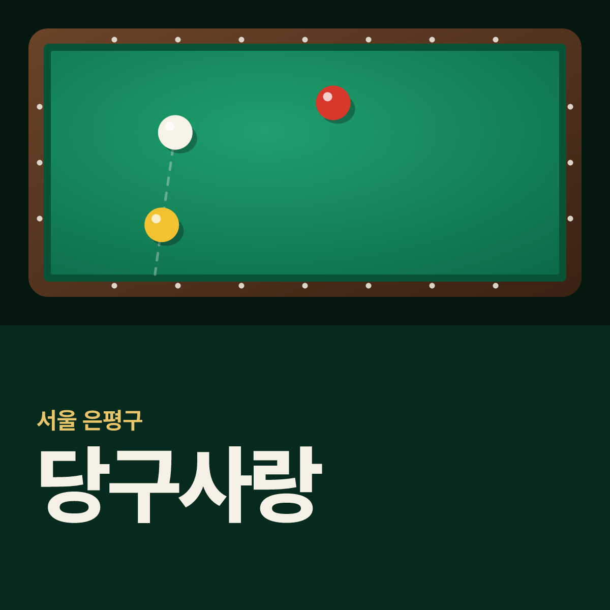 당구사랑 당구장 카드