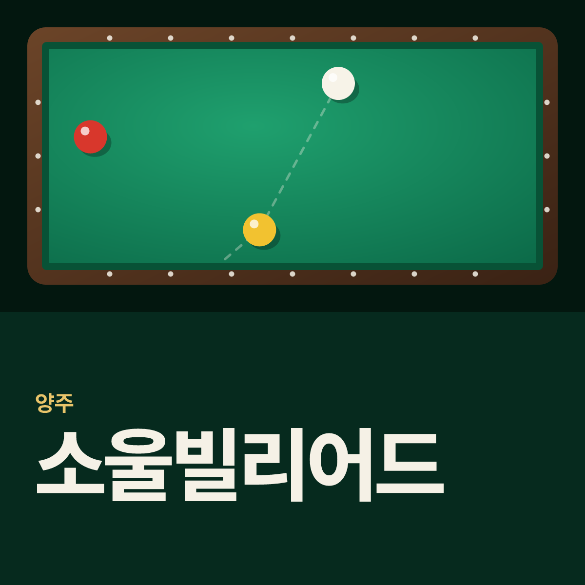 소울빌리어드 당구장 카드