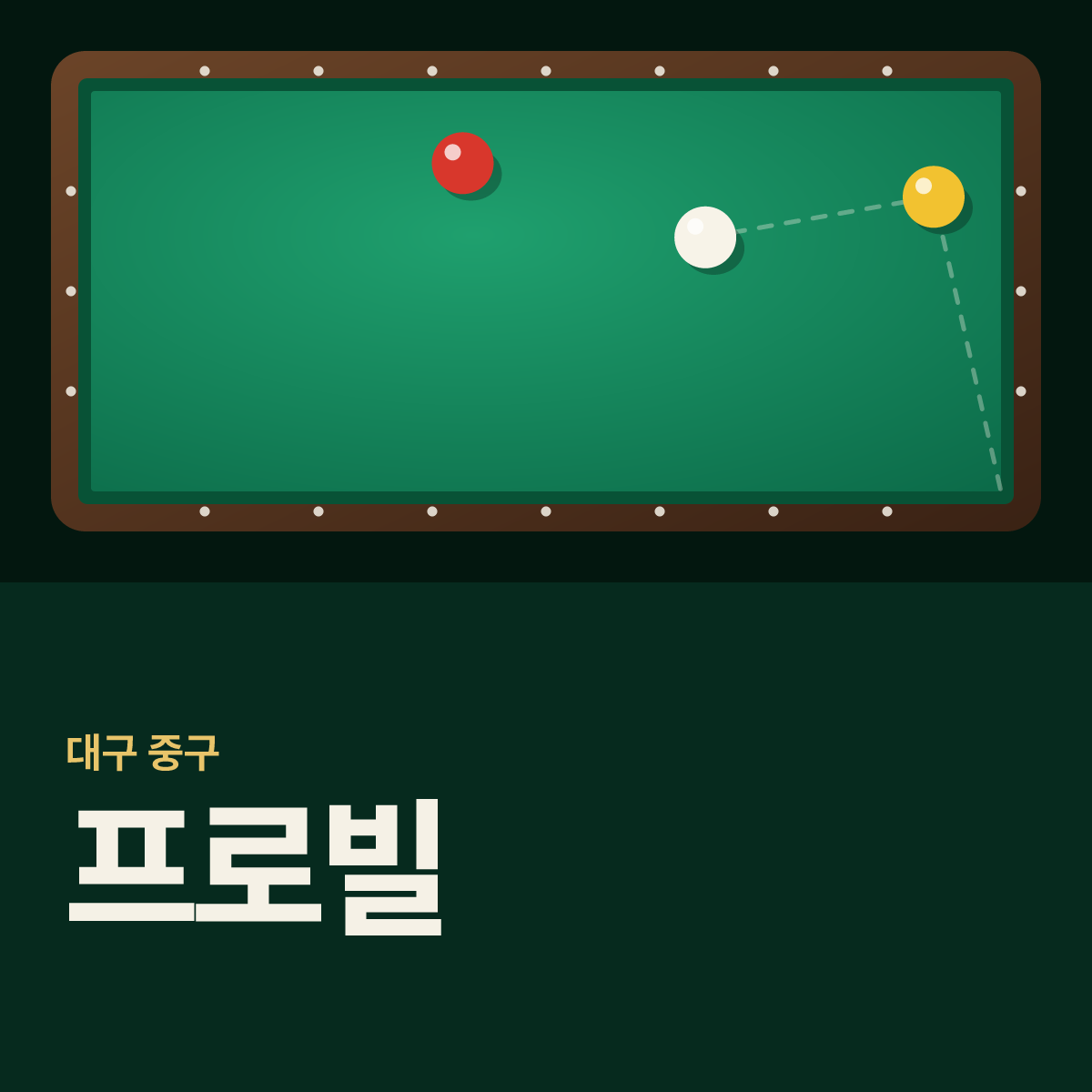 프로빌 당구장 카드