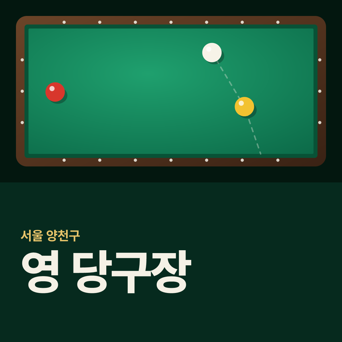 영 당구장 카드