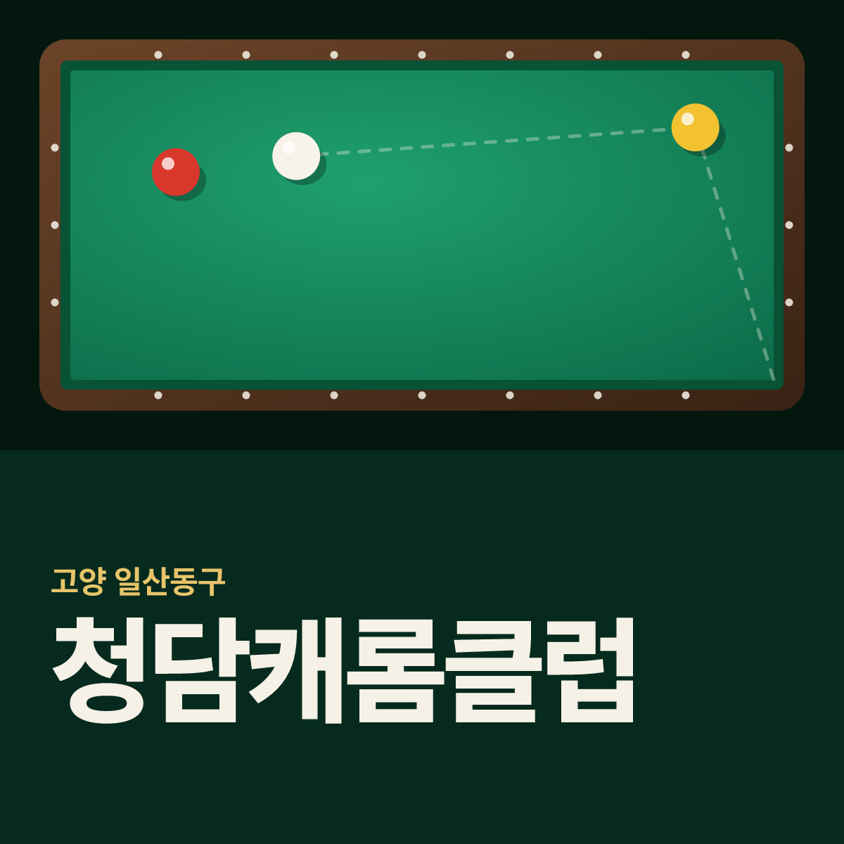 청담캐롬클럽 당구장 카드
