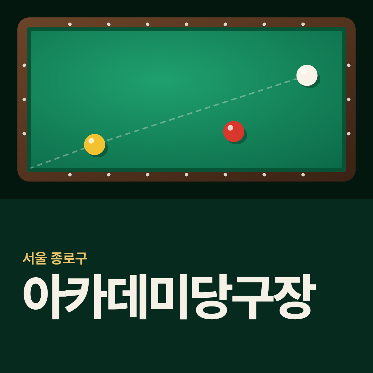 아카데미당구장 카드