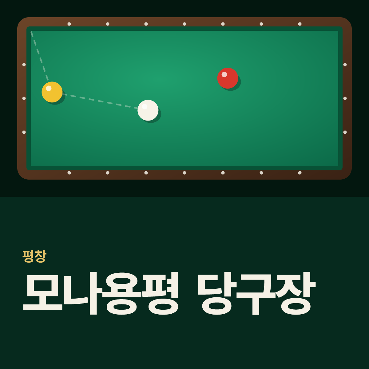 모나용평 당구장 카드