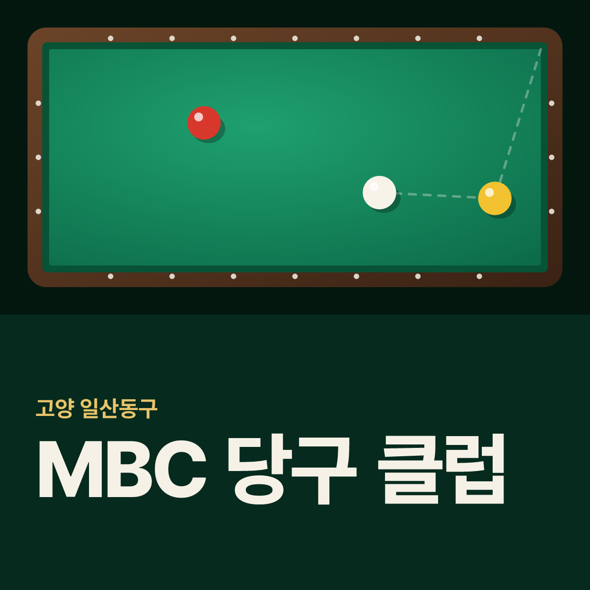 MBC 당구 클럽 당구장 카드