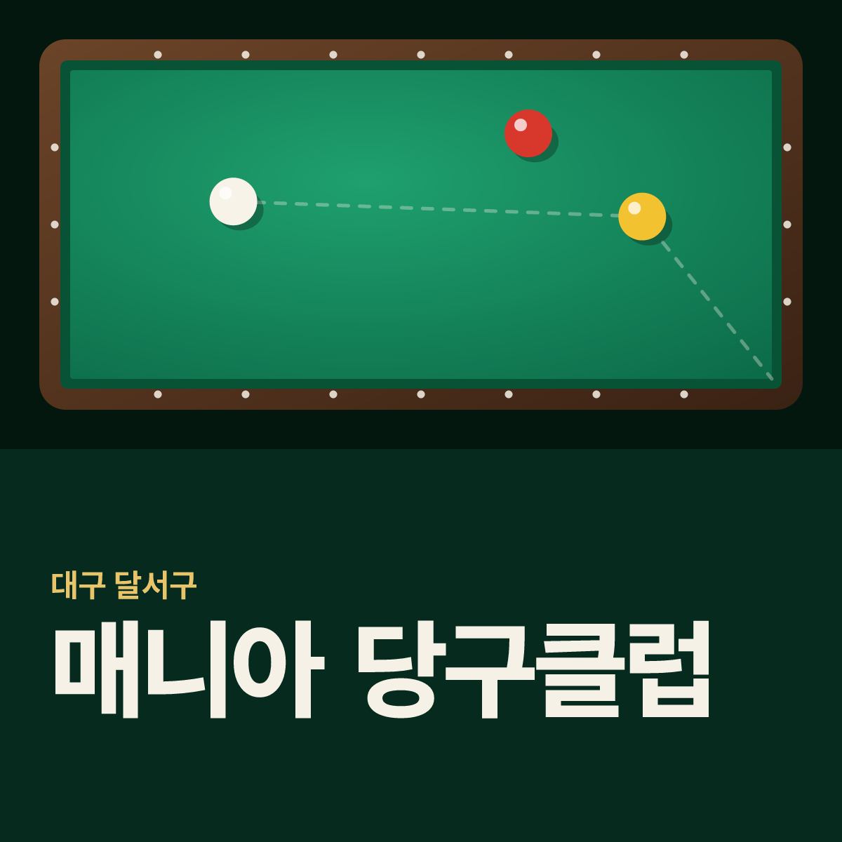 매니아 당구클럽 당구장 카드
