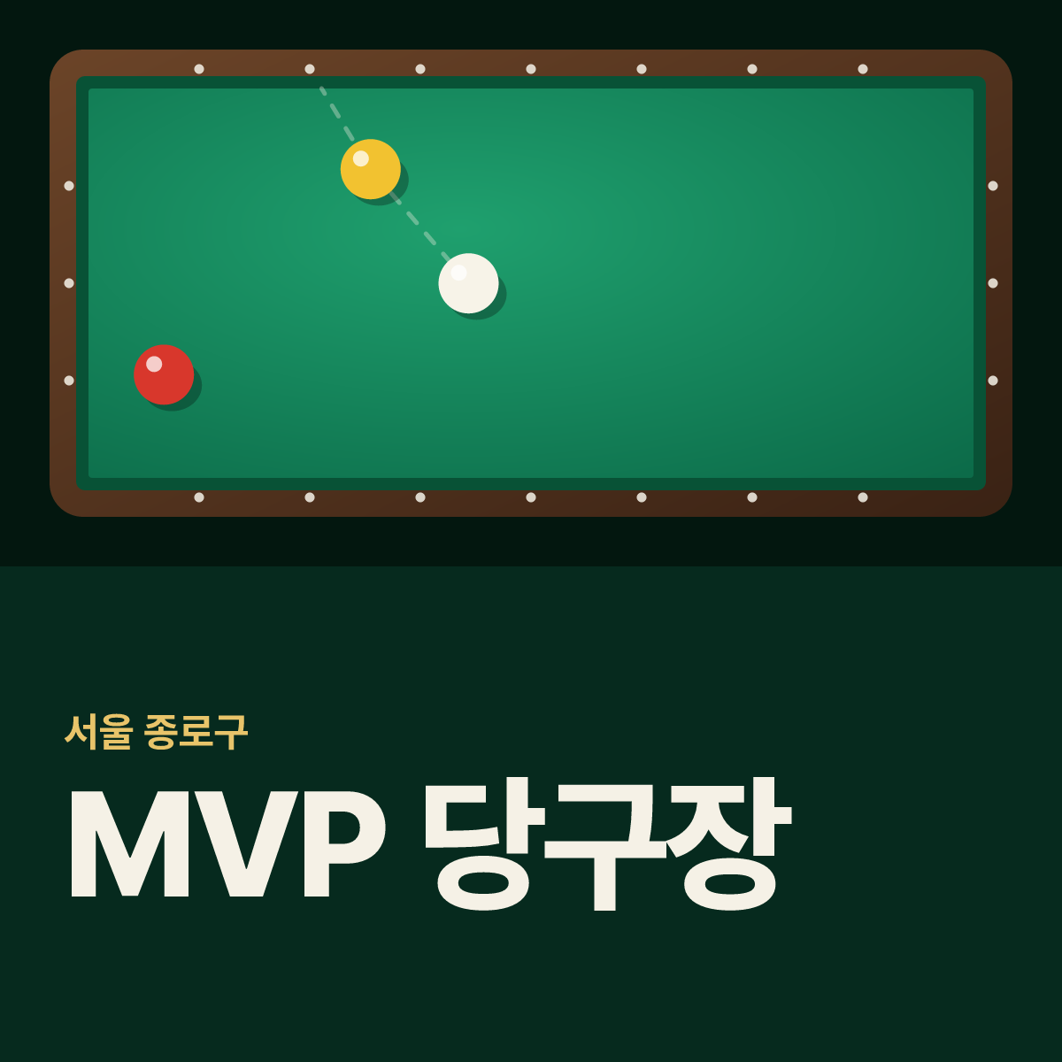MVP 당구장 카드