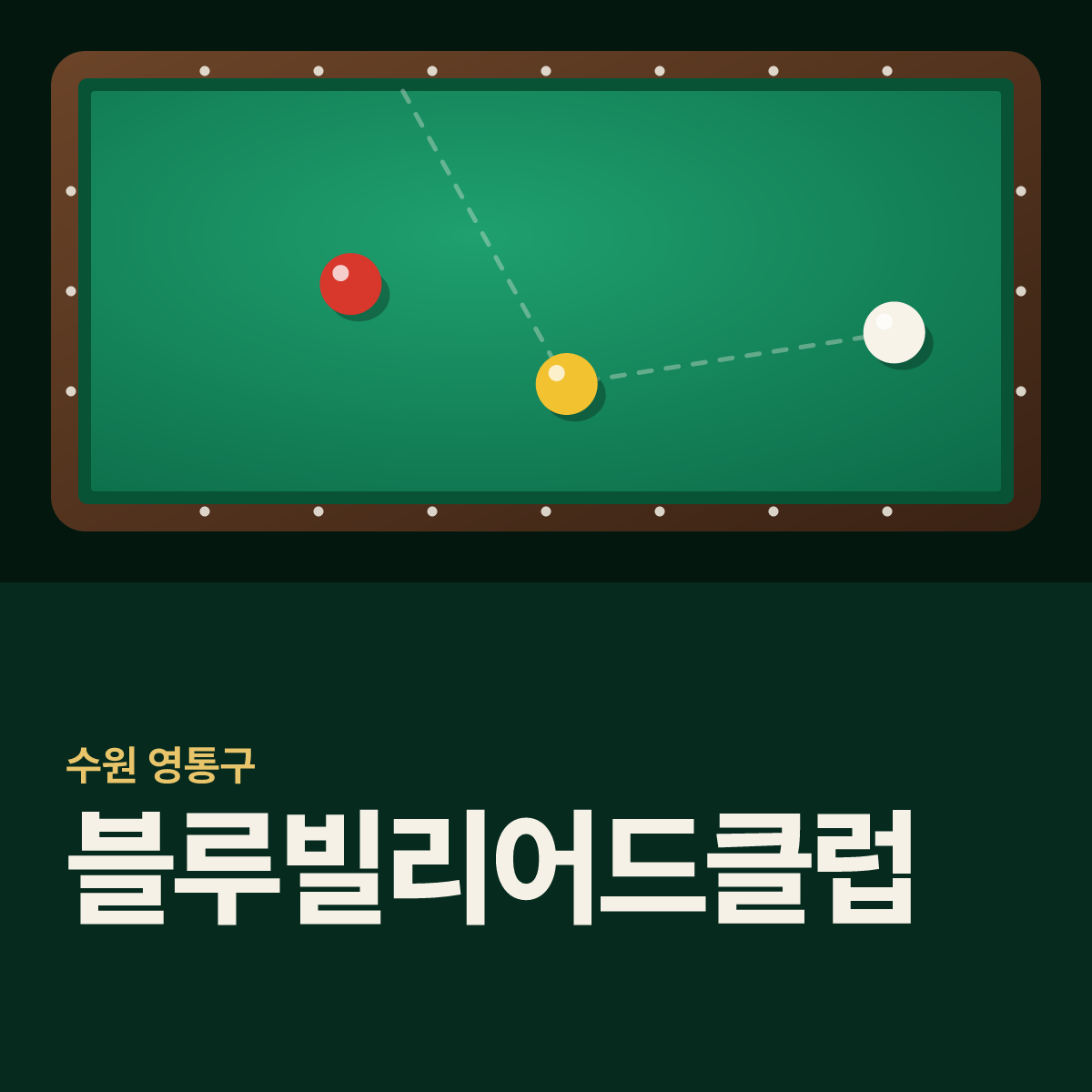 블루빌리어드클럽 당구장 카드