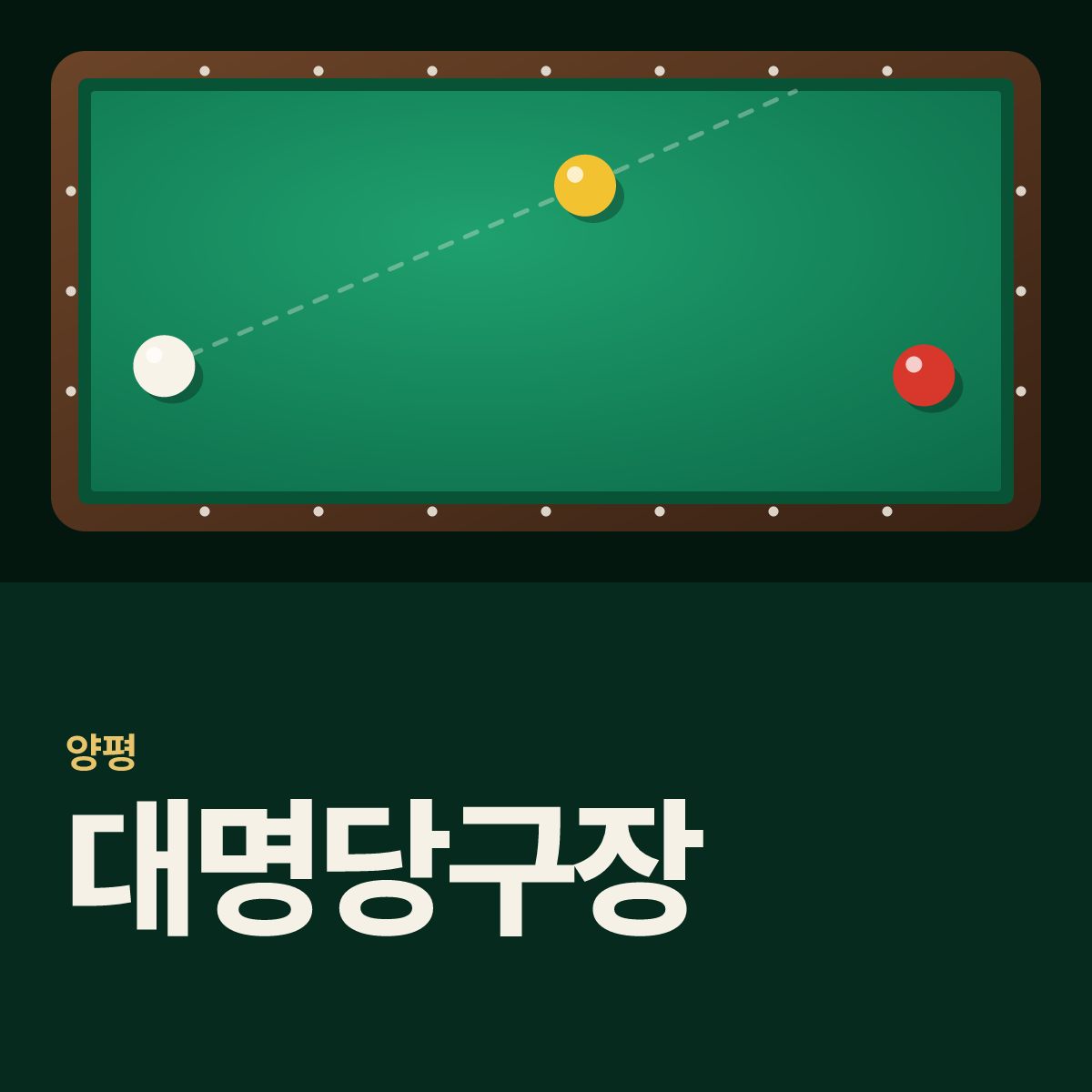 대명당구장 카드