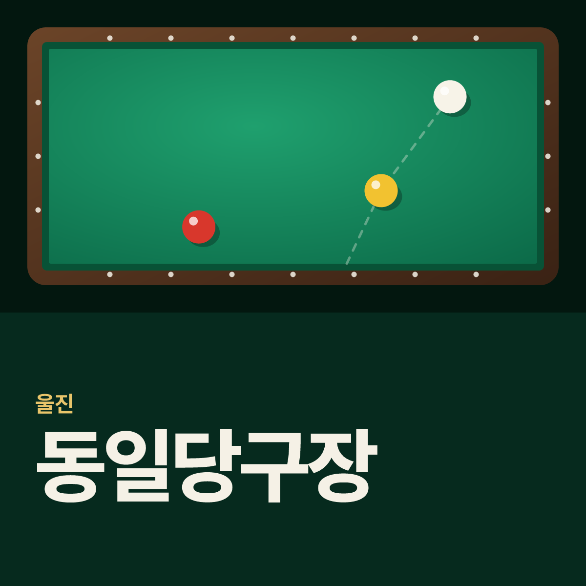 동일당구장 카드