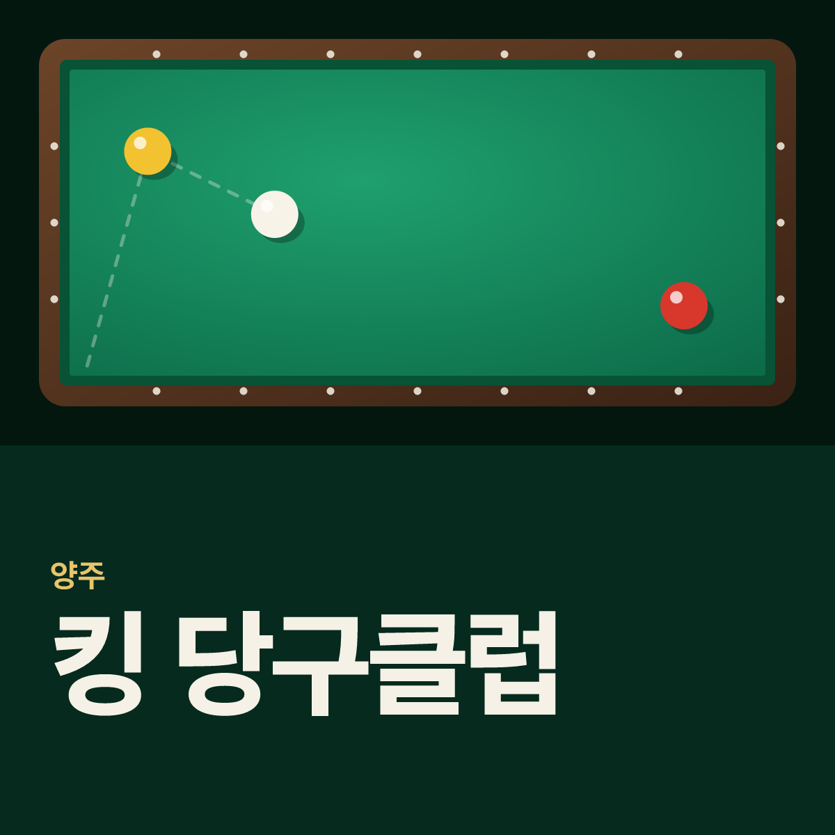 킹 당구클럽 당구장 카드