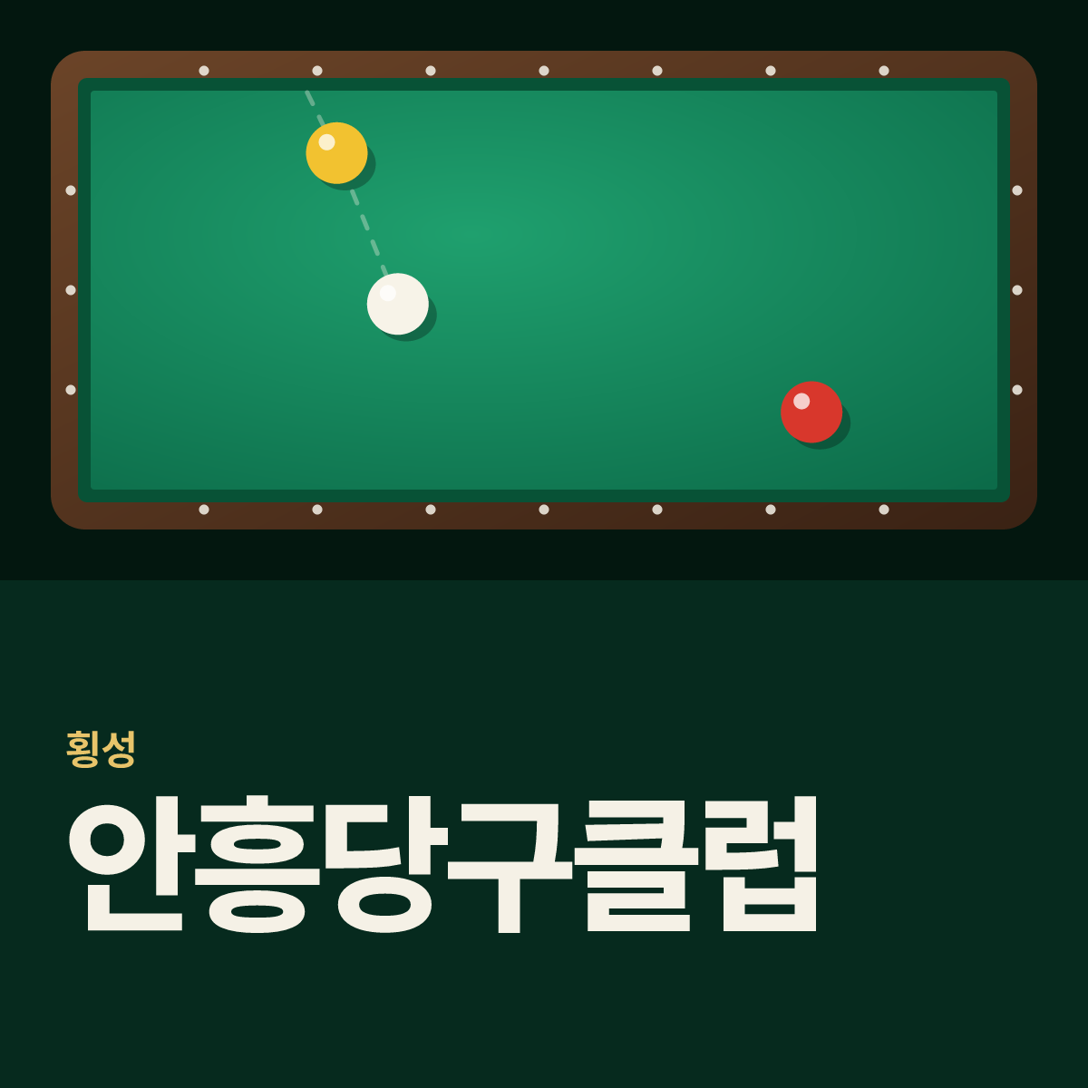 안흥당구클럽 당구장 카드