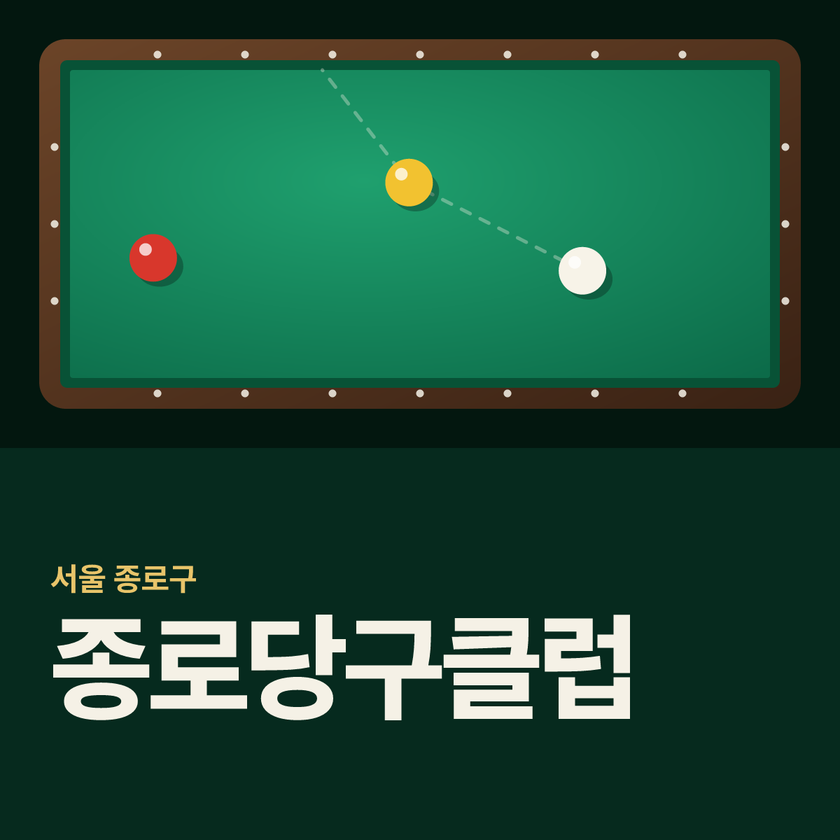 종로당구클럽 당구장 카드