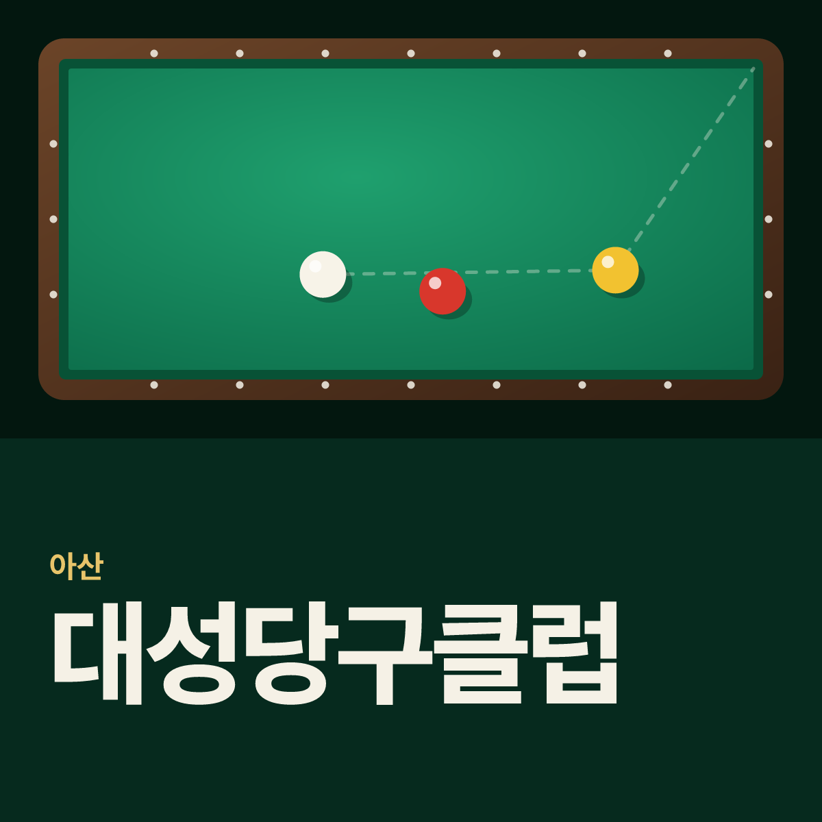 대성당구클럽 당구장 카드