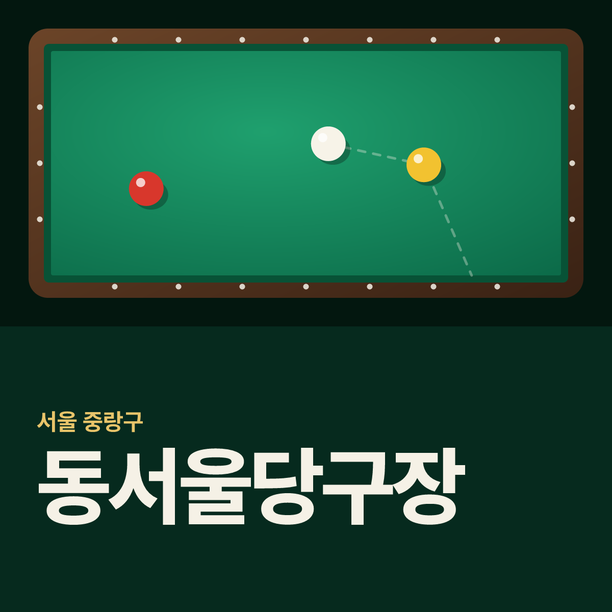 동서울당구장 카드