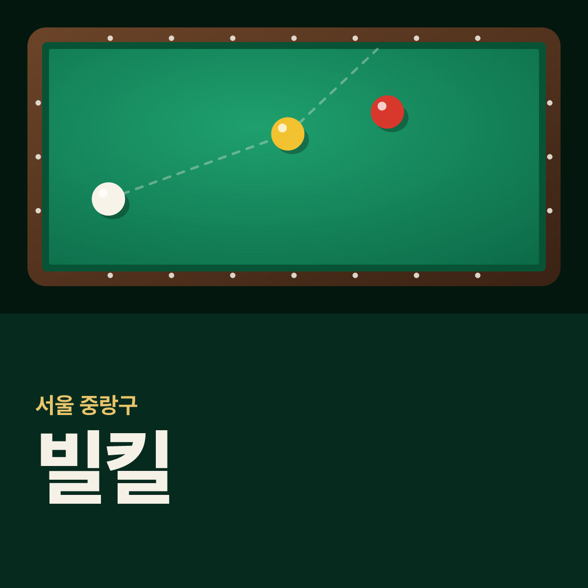 빌킬 당구장 카드