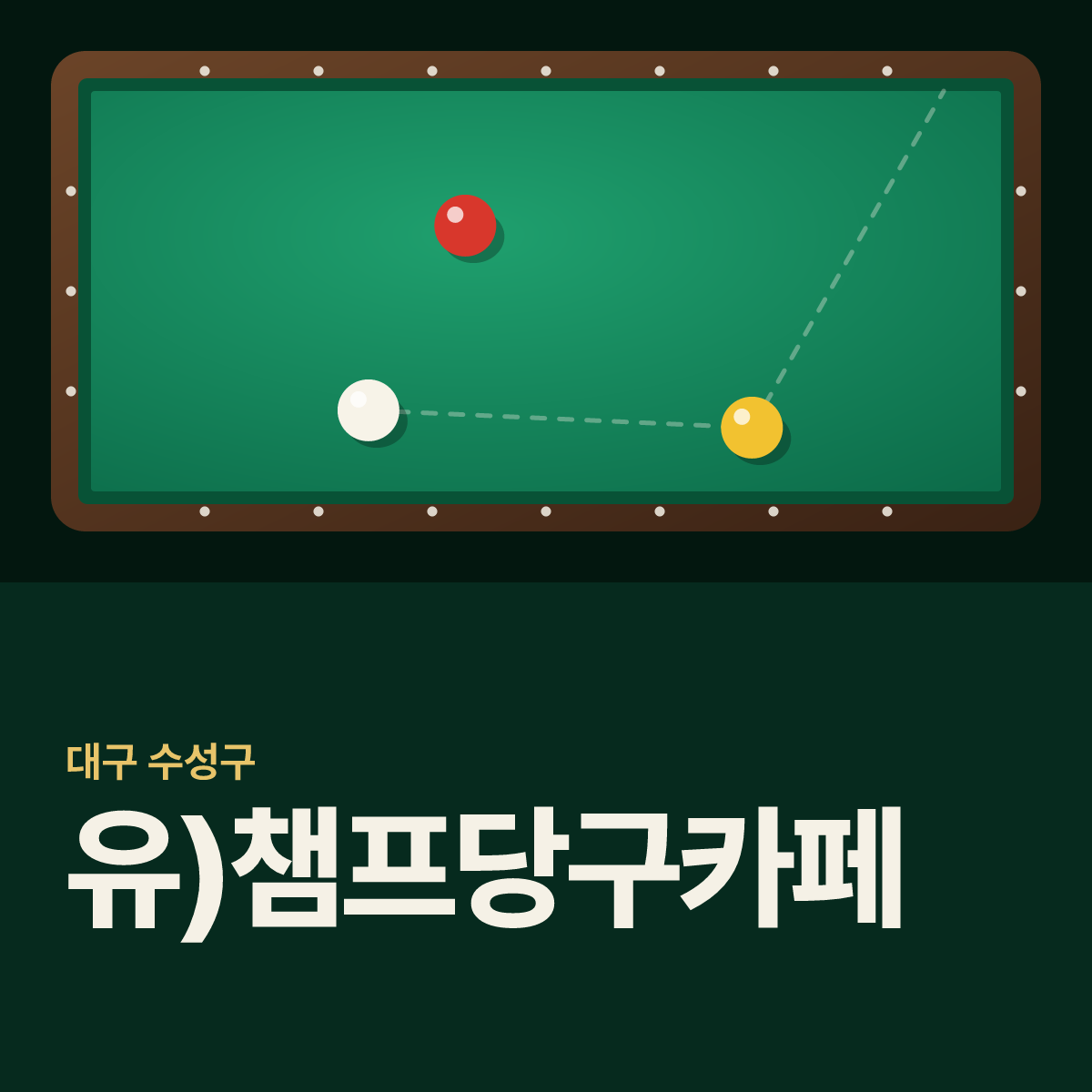유)챔프당구카페 당구장 카드