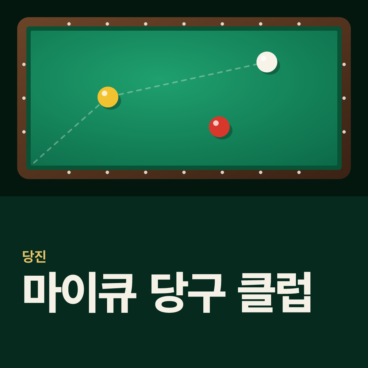 마이큐 당구 클럽 당구장 카드