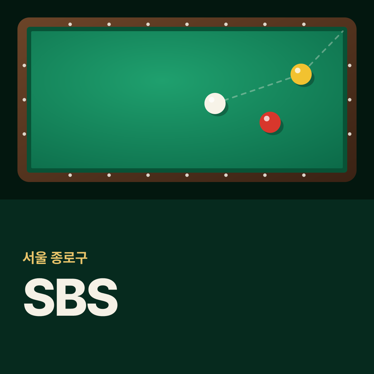 SBS 당구장 카드