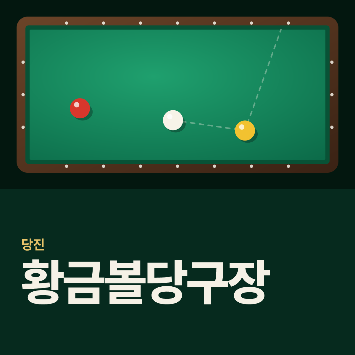 황금볼당구장 카드