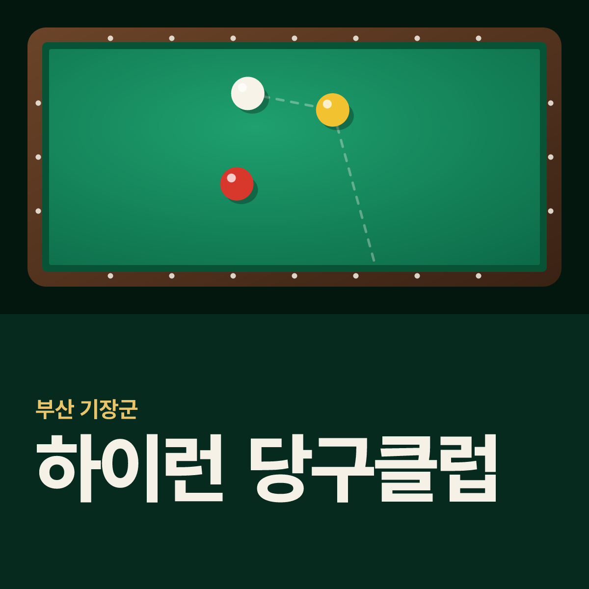 하이런 당구클럽 당구장 카드