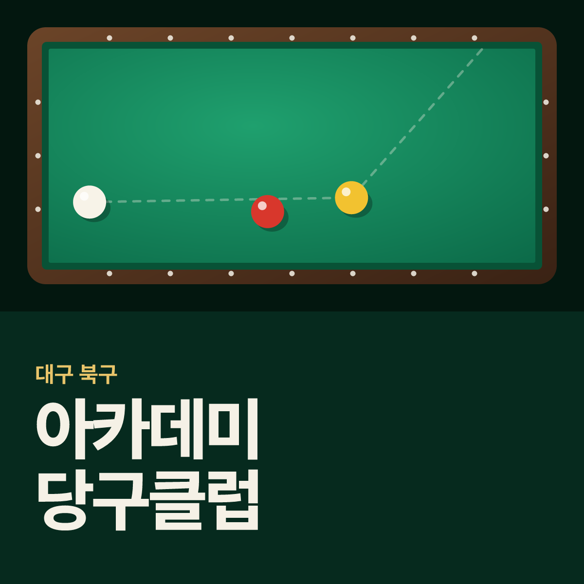 아카데미 당구클럽 당구장 카드