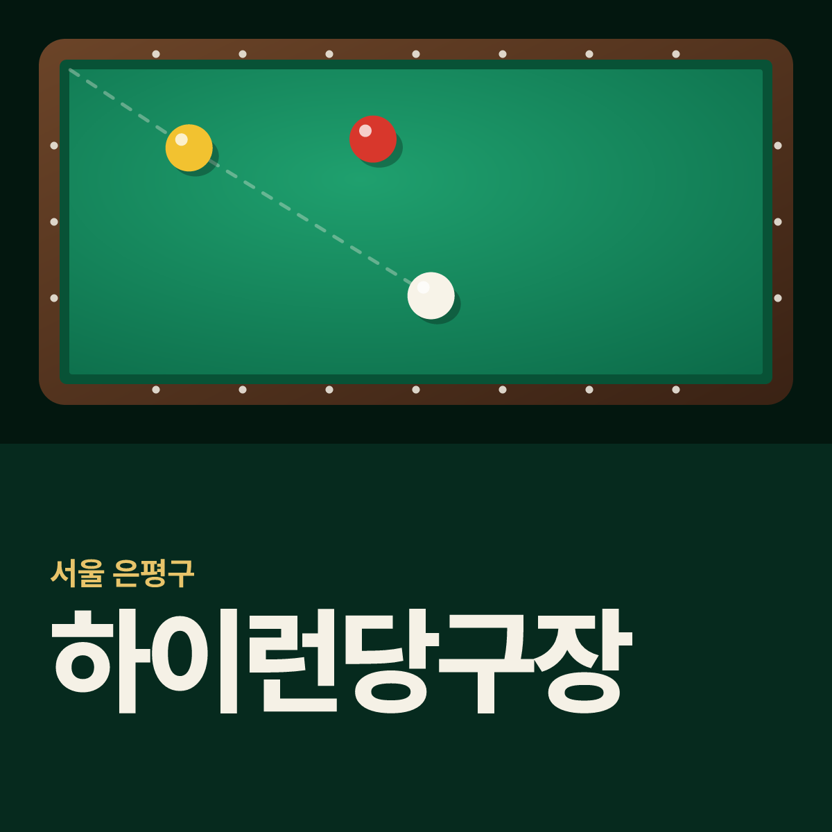 하이런당구장 카드